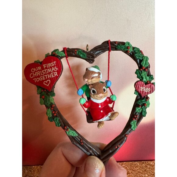 VTG Hallmark Keepsake Ornament – First Christmas Together (1989) - Picture 2 of 10